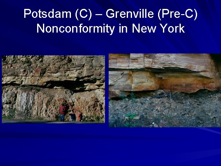 Potsdam (C) – Grenville (Pre-C) Nonconformity in New York 