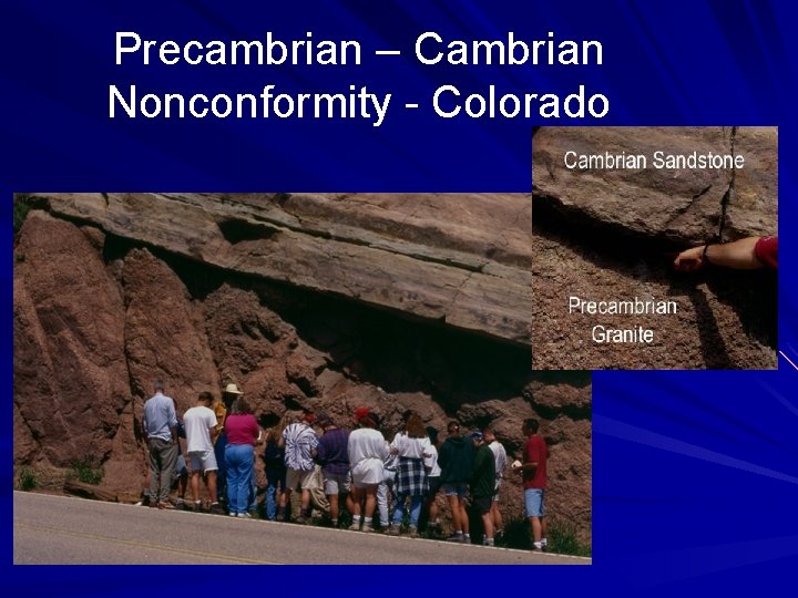 Precambrian – Cambrian Nonconformity - Colorado 