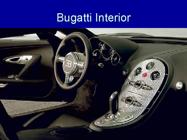Bugatti Interior 