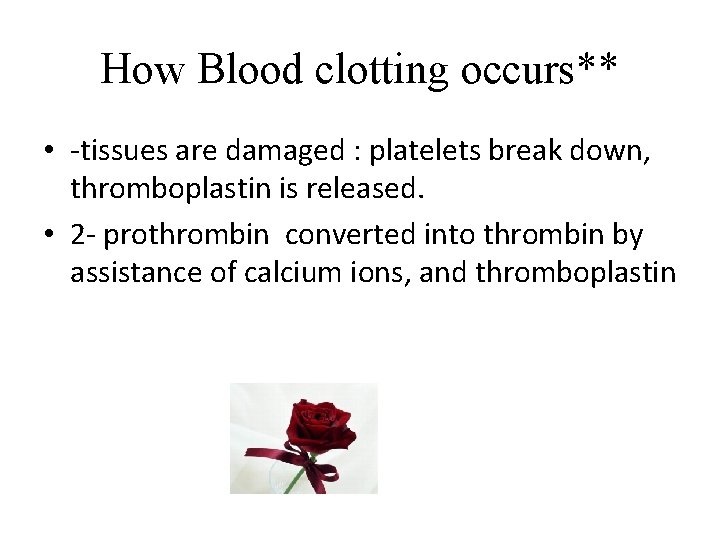 Normal blood coagulation Definition of Haemostasis refers to