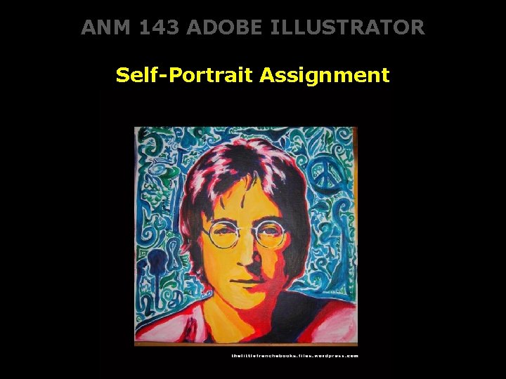 ANM 143 ADOBE ILLUSTRATOR Self-Portrait Assignment 