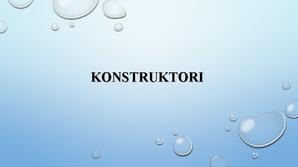 KONSTRUKTORI 