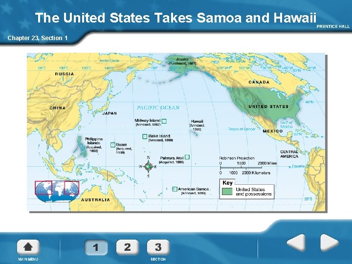 The United States Takes Samoa and Hawaii Chapter 23, Section 1 
