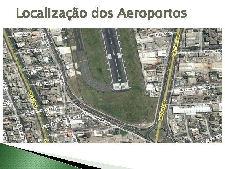 Localização dos Aeroportos 