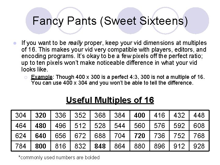Fancy Pants (Sweet Sixteens) l If you want to be really proper, keep your