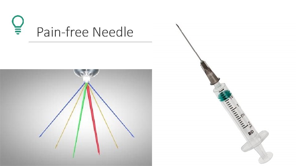 Pain-free Needle 