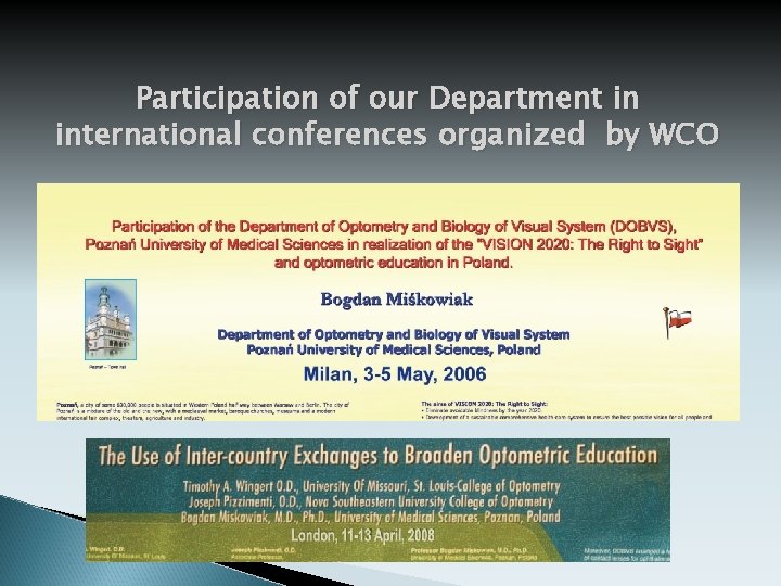 Participation of our Department in international conferences organized by WCO 