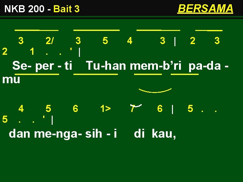 BERSAMA NKB 200 - Bait 3 3 2 1 2/ 3. . ' |