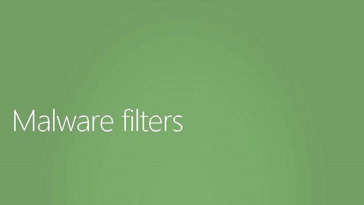 Malware filters 
