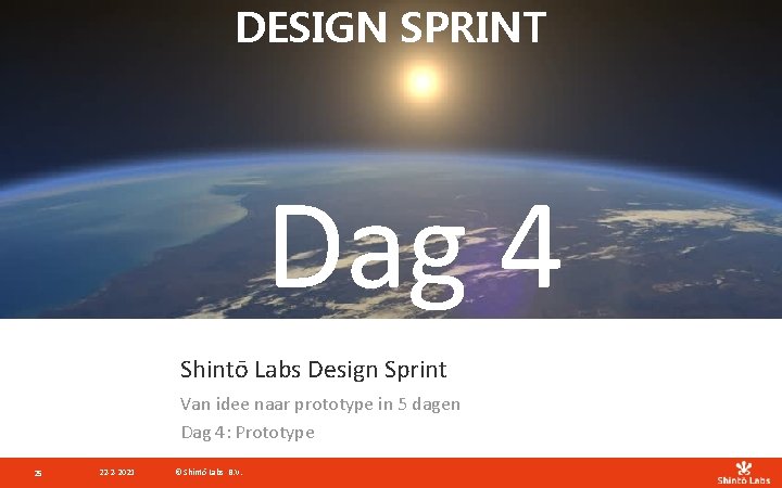 DESIGN SPRINT Dag 4 Shintō Labs Design Sprint Van idee naar prototype in 5