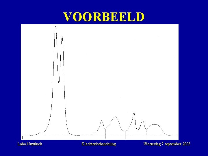 VOORBEELD Labo Nuytinck Klachtenbehandeling Woensdag 7 september 2005 