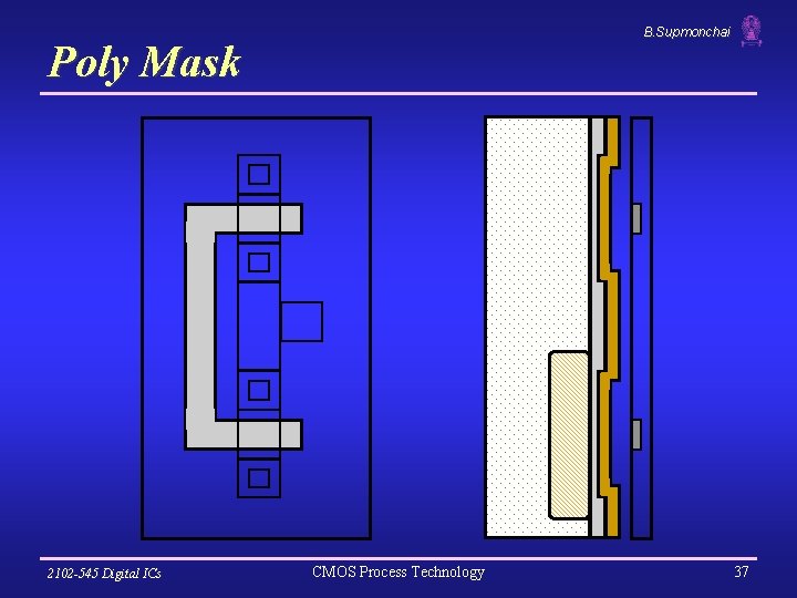 B. Supmonchai Poly Mask 2102 -545 Digital ICs CMOS Process Technology 37 