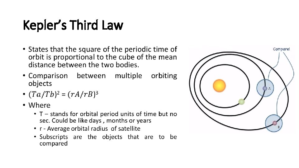 Kepler’s Third Law • 
