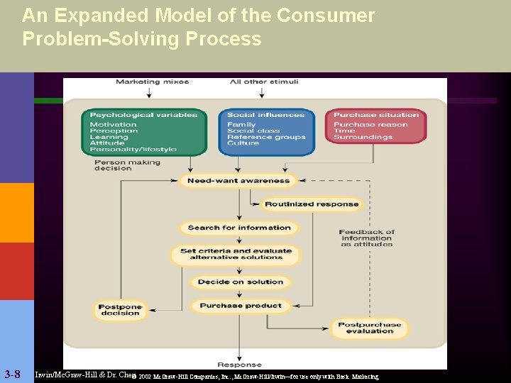 An Expanded Model of the Consumer Problem-Solving Process 3 -8 Irwin/Mc. Graw-Hill & Dr.