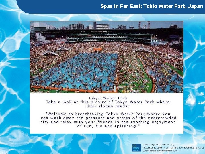 Spas in Far East: Tokio Water Park, Japan 