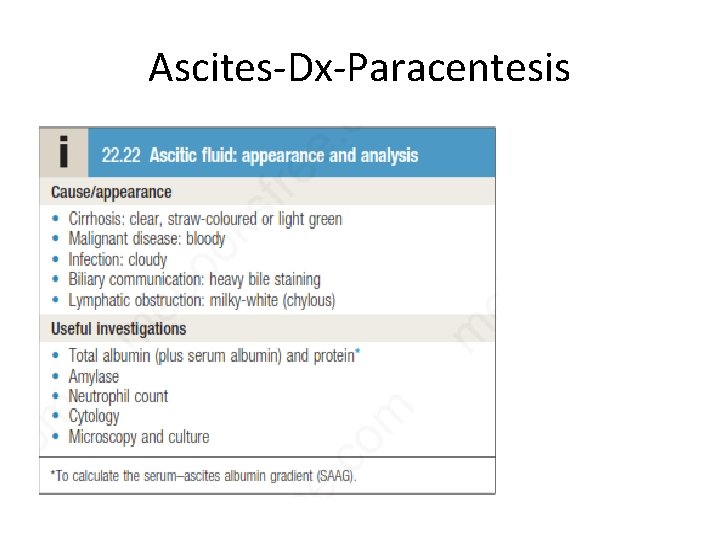Ascites-Dx-Paracentesis 