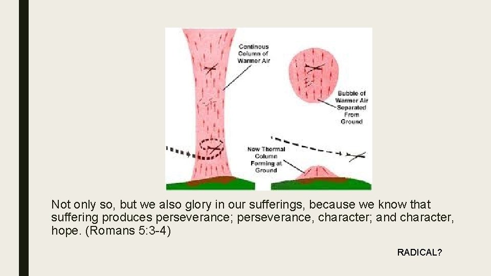 Not only so, but we also glory in our sufferings, because we know that