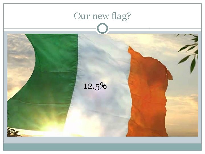 Our new flag? 12. 5% 