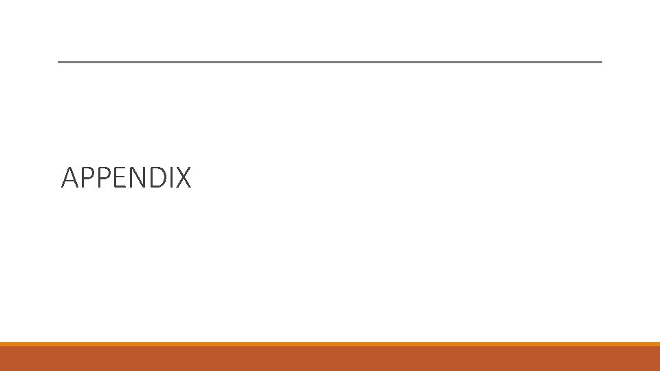 APPENDIX 
