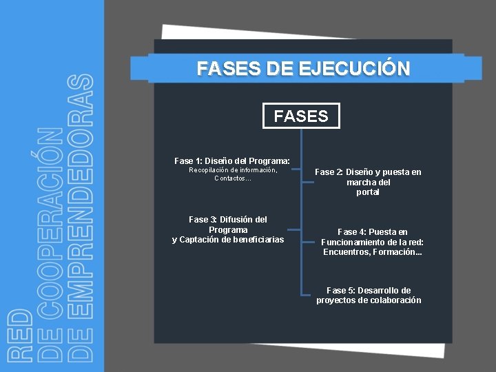 FASES DE EJECUCIÓN FASES Fase 1: Diseño del Programa: Recopilación de información, Contactos. .