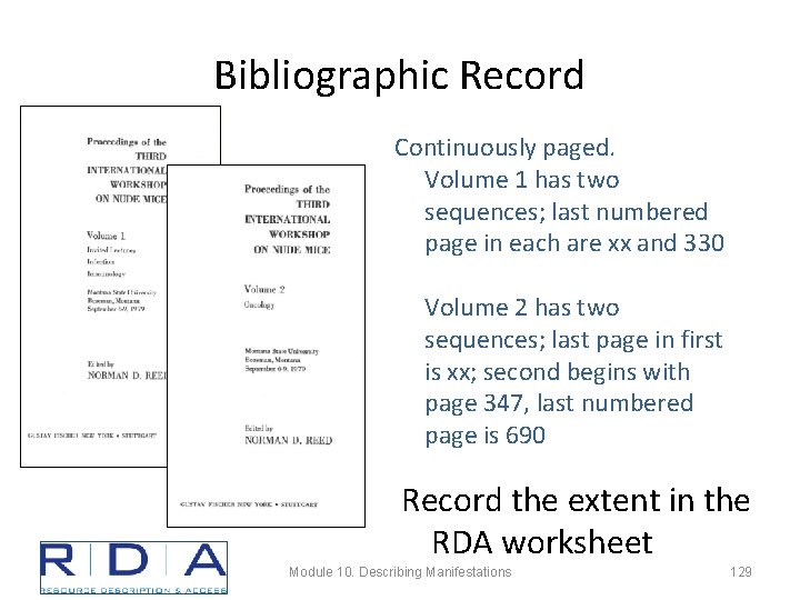 Bibliographic Record Continuously paged. Volume 1 has two sequences; last numbered page in each
