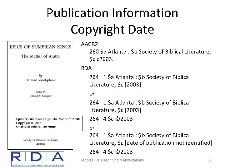 Publication Information Copyright Date AACR 2 260 $a Atlanta : $b Society of Biblical