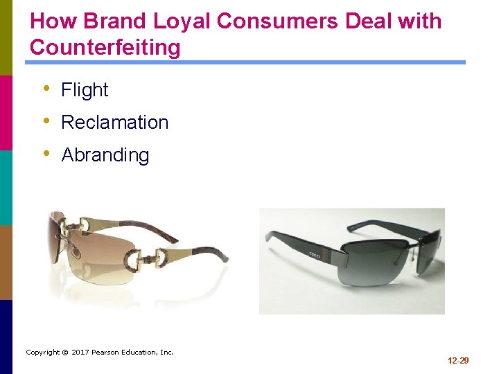 How Brand Loyal Consumers Deal with Counterfeiting • Flight • Reclamation • Abranding Copyright