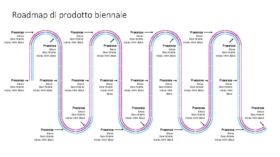 Roadmap di prodotto biennale Processo Breve Descrizione Inizio: MM 20 AA Processo Breve Descrizione