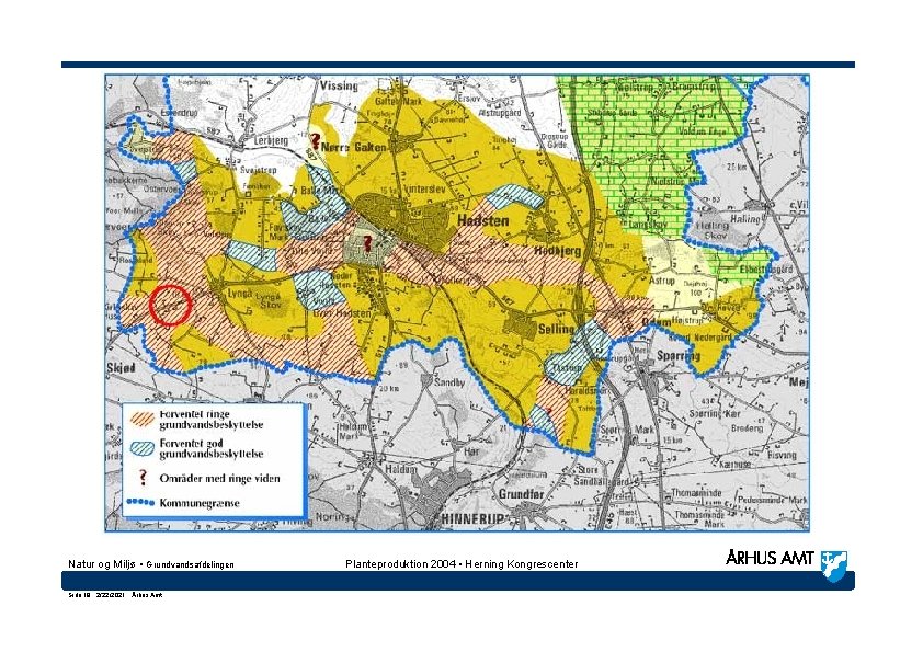 Natur og Miljø • Grundvandsafdelingen Side 19 · 2/22/2021 · Århus Amt Planteproduktion 2004