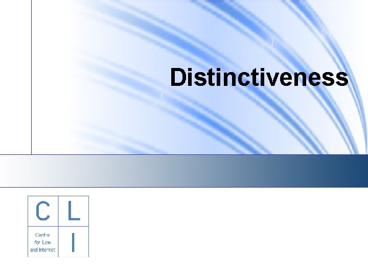 Distinctiveness 