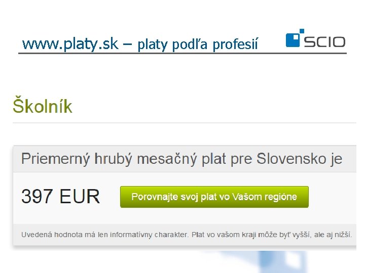 www. platy. sk – platy podľa profesií 
