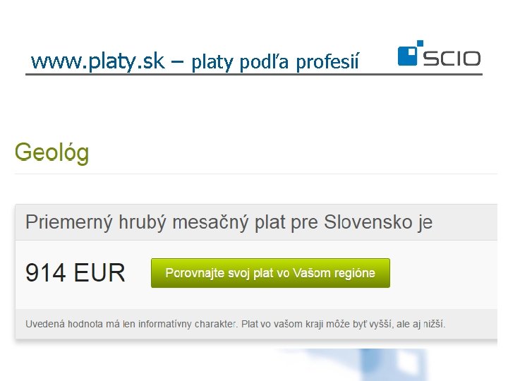 www. platy. sk – platy podľa profesií 