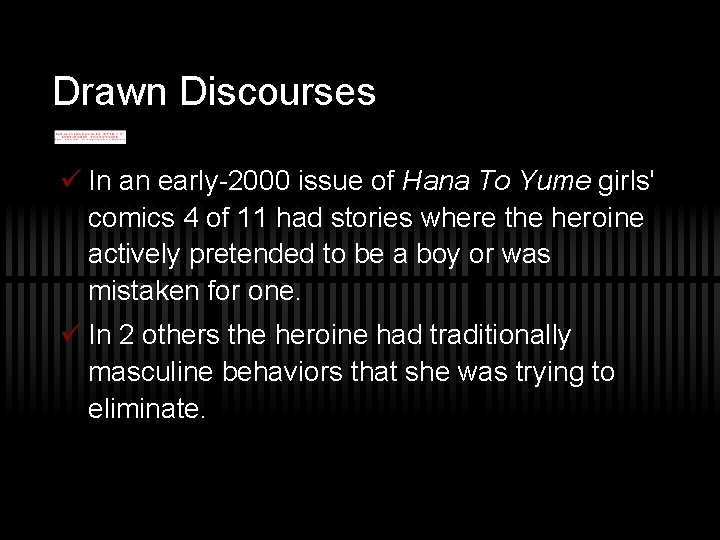 Drawn Discourses In an early-2000 issue of Hana To Yume girls' comics 4 of