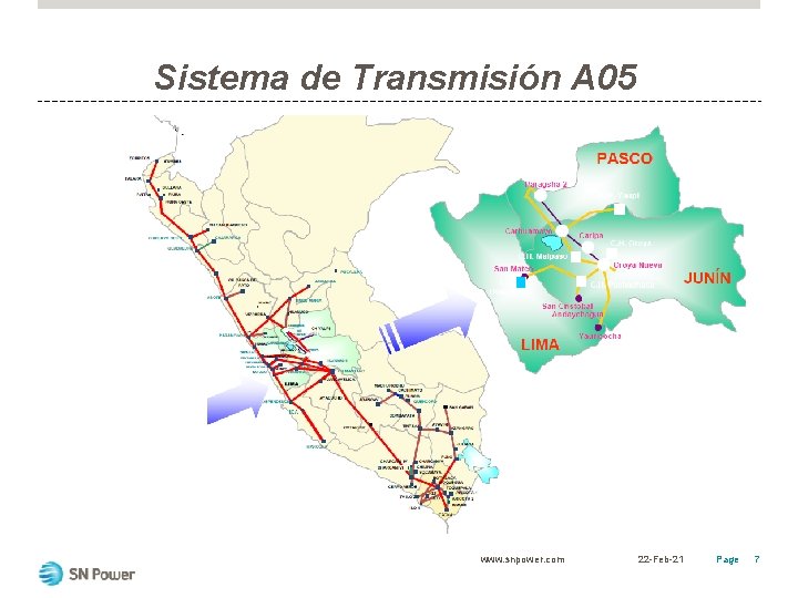 Sistema de Transmisión A 05 www. snpower. com 22 -Feb-21 Page 7 