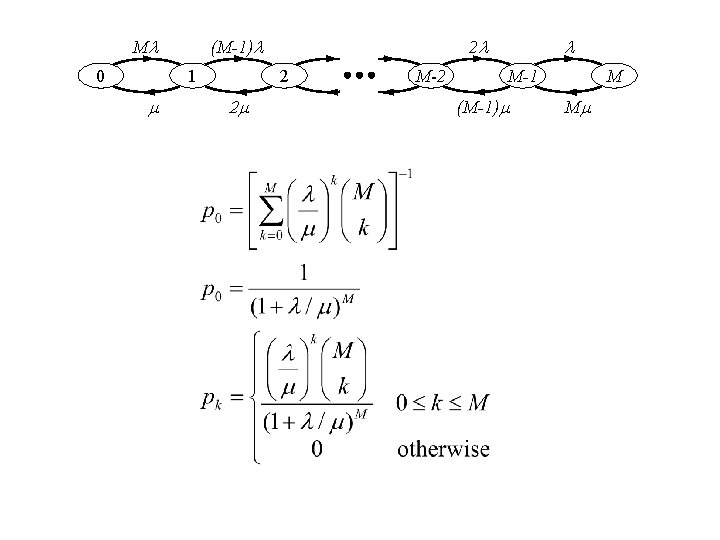 M 0 (M-1) 1 2 2 2 M-1 (M-1) M M 