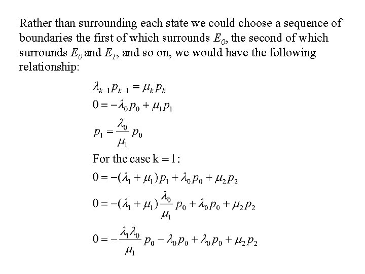 Rather than surrounding each state we could choose a sequence of boundaries the first