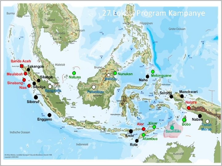 27 Lokasi Program Kampanye 