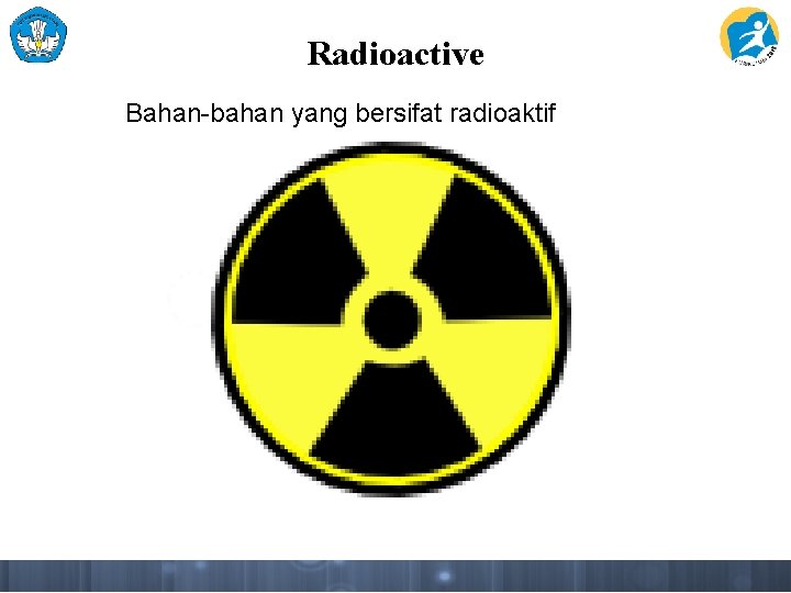 Radioactive Bahan-bahan yang bersifat radioaktif 