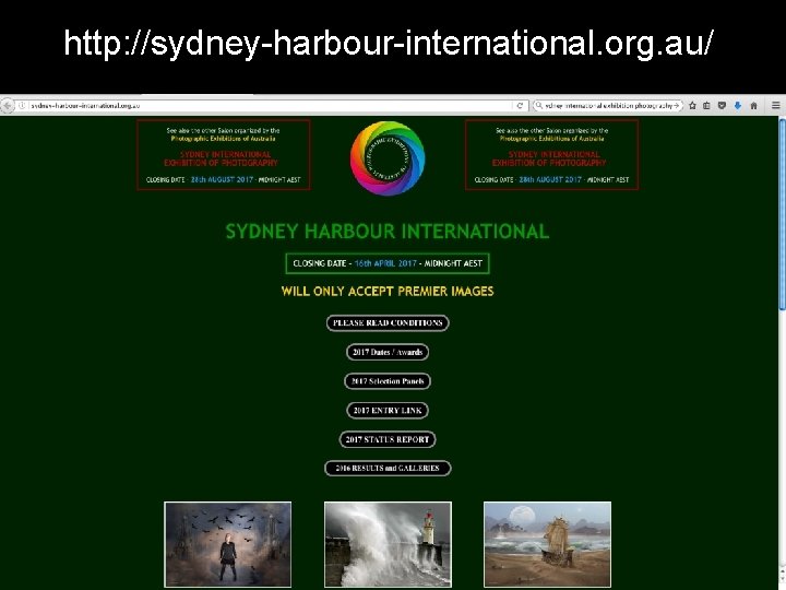 http: //sydney-harbour-international. org. au/ 