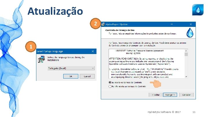 Atualização 2 1 Hydro. Byte Software © 2017 11 