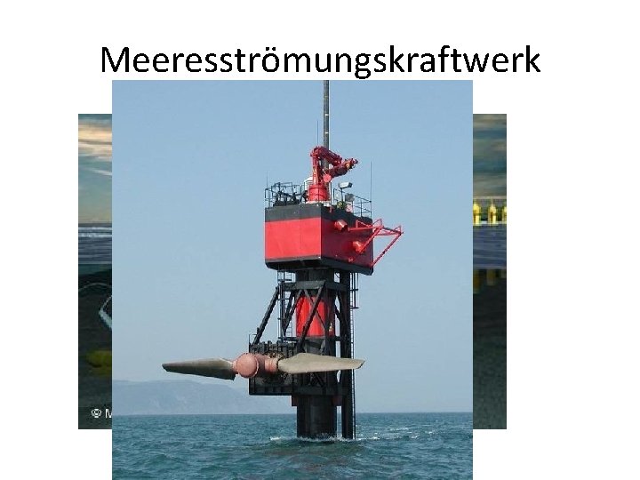 Meeresströmungskraftwerk 