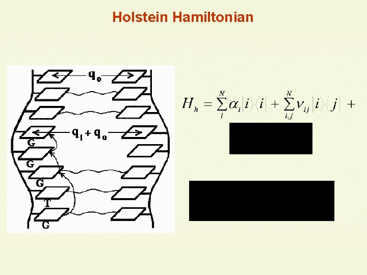 Holstein Hamiltonian 