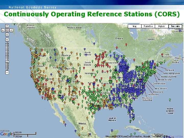 Continuously Operating Reference Stations (CORS)  Continuously Operating Reference Stations (CORS)