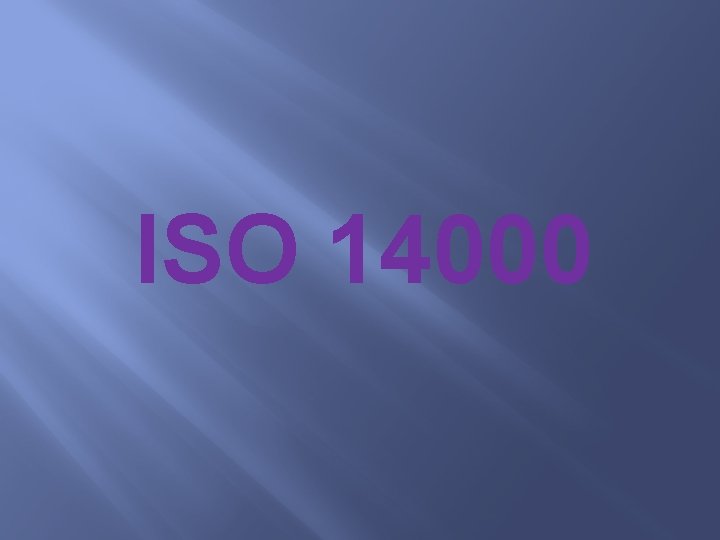 ISO 14000 