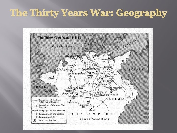 The Thirty Years War: Geography 