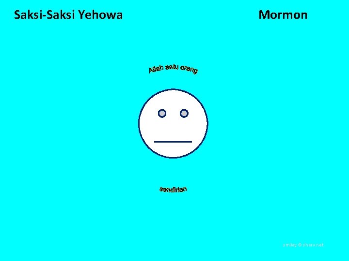 Saksi-Saksi Yehowa Mormon smiley © sherv. net 