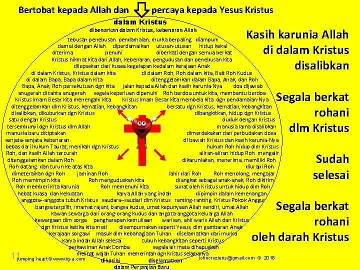 Bertobat kepada Allah dan percaya kepada Yesus Kristus dalam Kristus dibenarkan dalam Kristus, kebenaran