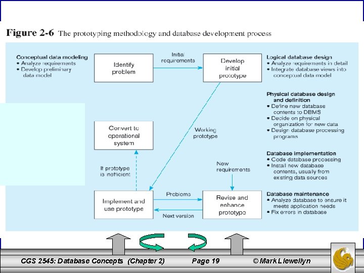 CGS 2545: Database Concepts (Chapter 2) Page 19 © Mark Llewellyn 