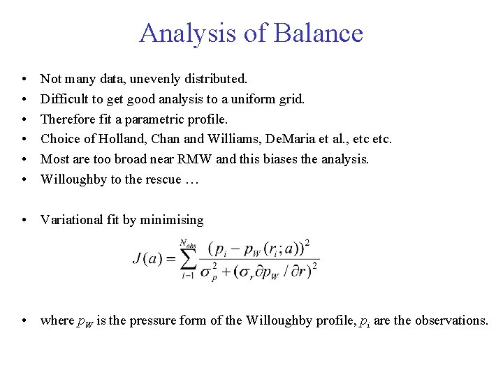 Analysis of Balance • • • Not many data, unevenly distributed. Difficult to get Analysis of Balance • • • Not many data, unevenly distributed. Difficult to get