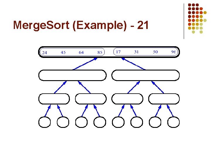 Merge. Sort (Example) - 21 